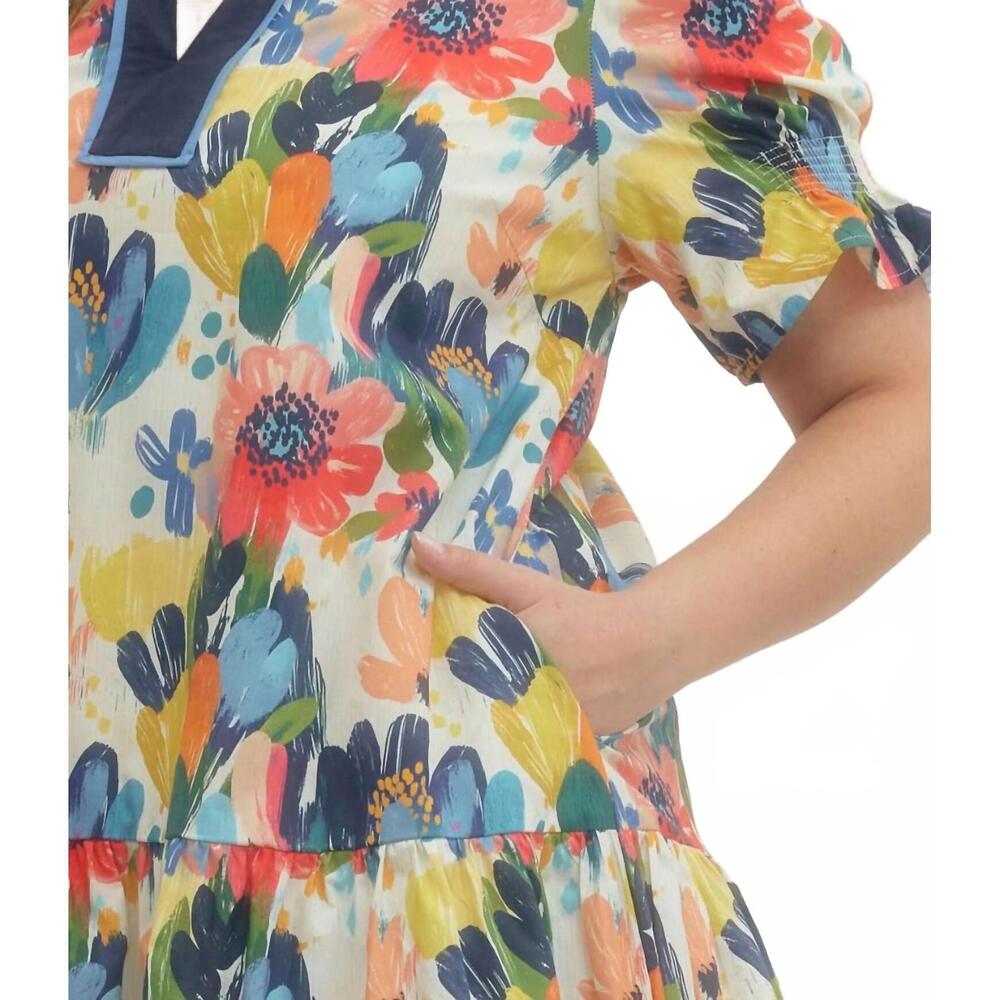 NEW ENTRO looking for you dress in multicolor - Picture 6 of 7